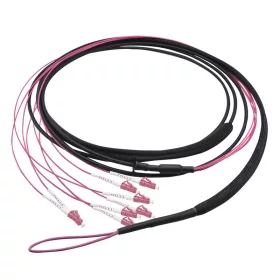   LogiLink Fiber törzskábel U-DQ(ZN)BH, 8 eres multimódusú OM4, 70 m, LC/UPC - LC/UPC (FT2U070)