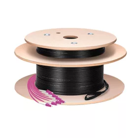   LogiLink Fiber törzskábel U-DQ(ZN)BH, 8 eres multimódusú OM4,100 m, LC/UPC - LC/UPC (FT2U100)