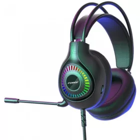   Forev FV-G96 gamer sztereró fejhallgató mikrofonnal, rgb ledvilágítással