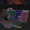 FOREV FV-Q0809 4 az 1 ben gamer csomag, magyar nyelvű led gamer billentyűzet, egér, fejhellagató és egérpad