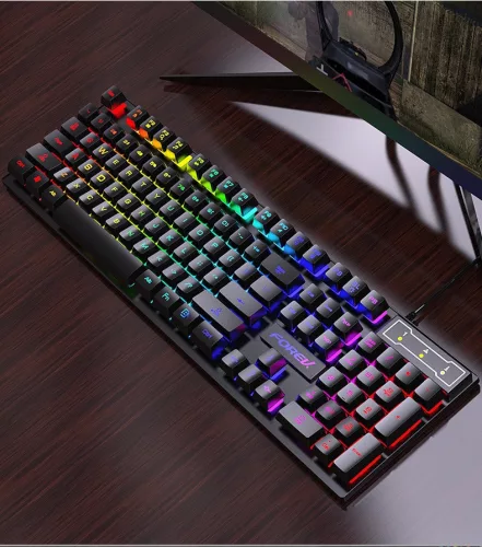 FOREV magyar nyelvű RGB gamer billentyűzet egérrel