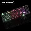 FOREV magyar nyelvű RGB gamer billentyűzet egérrel