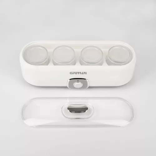 G3 Ferrari G10133 Joghurt készítő, 20W, 4 db 180 ml-es üvegedénnyel