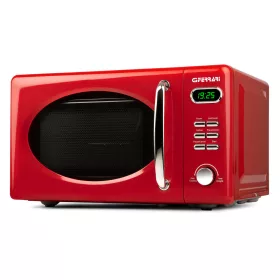   G3 Ferrari G10155 SAPORMIO VINTAGE Mikrohullámú sütő, 20 liter, 1.150W teljesítménnyel, piros színben
