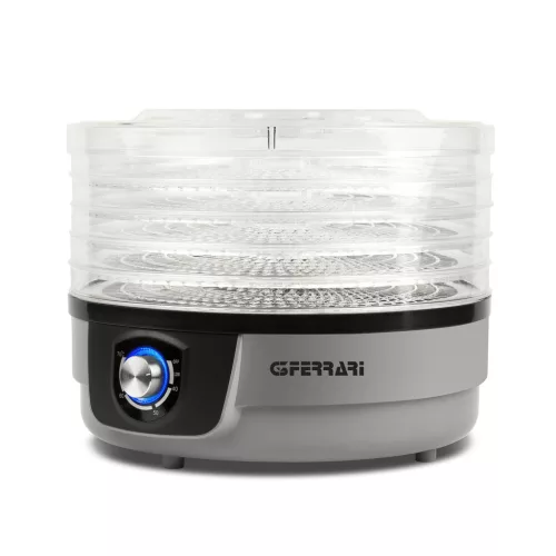 G3 Ferrari G10197 aszaló gép, 250W, 5 db 32 cm-es tálca és fedő