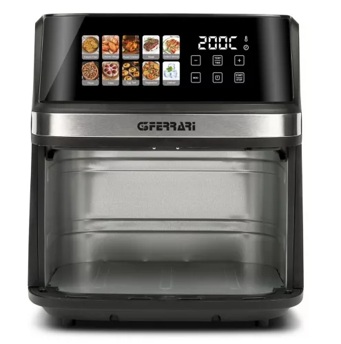 G3 Ferrari G10212 Friggisano 8L forrólevegős sütő 8 literes, digitális kijelzővel, 10 programmal, tapadásmentes kosárral