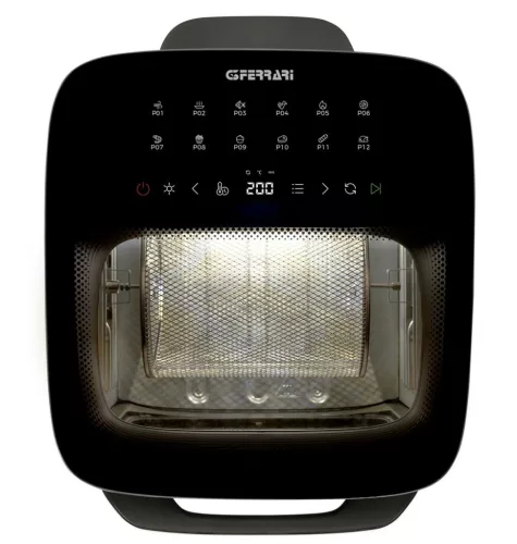 G3 Ferrari G10219 forrólevegős sütő 13 liter, Hoblo technológia, BPA- és PFOA-mentes, digitális kijelző, 12 program