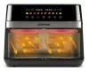 G3 Ferrari G10223 Friggisano 6+6 forrólevegős sütő, dupla 6 literes zóna, 12 literes XXL kapacitás, 10 program, 2200 W, digitális kijelző