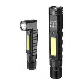   SupFire G19 multifunkciós zseblámpa, USB, 500lm, 200m, fekete