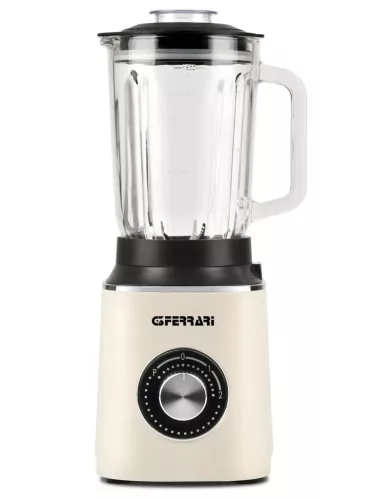 G3 Ferrari G20122 Superbo Professzionális turmixgép 600W, 1.5L üvegkancsóval, jégdaráló funkció, krém színben