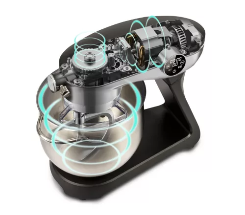 G3 Ferrari G20137 PASTAIO ELEGANCE Professzionális, 10 sebességel, időzítővel, 8 literes tartállyal, Direct Force motorral szerelt keverőgép, 1800 W (max 2300 W)