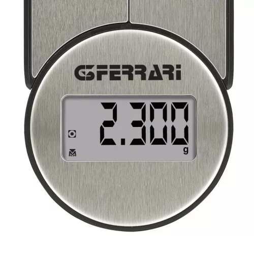 G3 Ferrari G20171 Vittoria összecsukható háztartási mérleg, 1g-5 kg méréshatár, gramm és mililiter méréssel (G2017100)