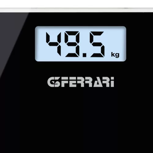 G3 Ferrari G30057 NADIR – Digitális személymérleg edzett üveglappal és nagy méretű háttérvilágított LCD kijelzővel