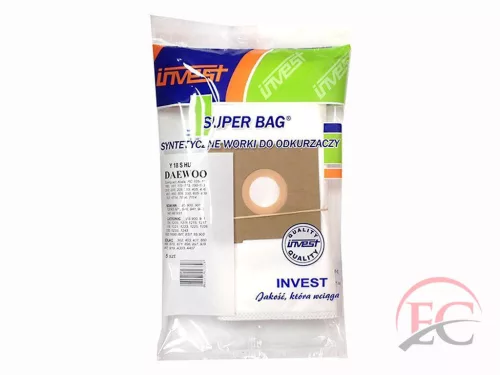 IZ-Y18S  (IZ-Y2S HELYETT) INVEST DAEWOO RC105 STB. KOMPATIBILIS MIKROSZÁLAS PORZSÁK (5DB/CSOMAG)