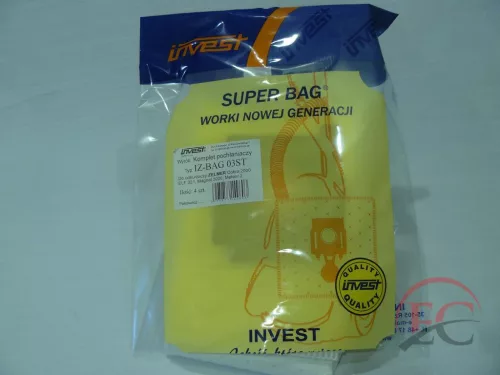 IZ-BAG03S INVEST KOMPATIBILIS MIKROSZÁLAS PORZSÁK (5DB/CSOMAG)