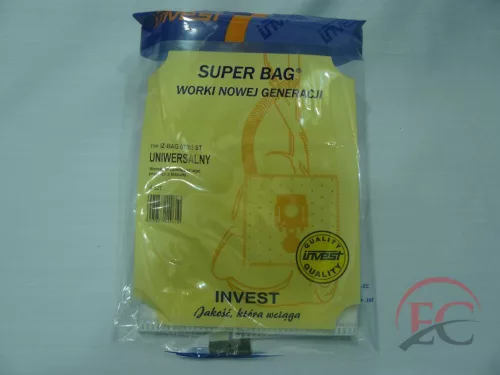 IZ-BAG01/02S INVEST UNIVERZÁLIS KOMPATIBILIS MIKROSZÁLAS PORZSÁK (5DB/CSOMAG)