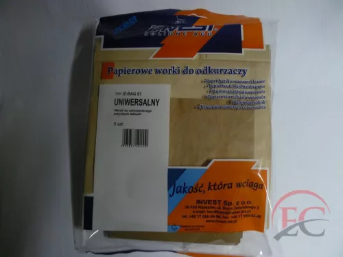 IZ-BAG01 INVEST UNIVERZÁLIS  KOMPATIBILIS PAPÍR PORZSÁK (5DB/CSOMAG)