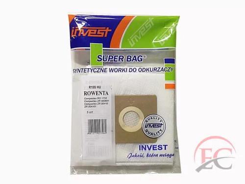 IZ-R15S ROWENTA INVEST KOMPATIBILIS MIKROSZÁLAS PORZSÁK (5DB/CSOMAG)