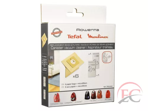 IZ-R15GY ROWENTA COMPACTEO / MINI SPACE GYÁRI PAPÍR PORZSÁK (6DB+2FILTER/CSOMAG) ZR003901