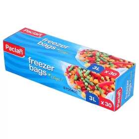   PACLAN MÉLYHŰTŐZACSKÓ 3LITERES (30DB/CSOMAG) 25CMX32CM+CLIPS