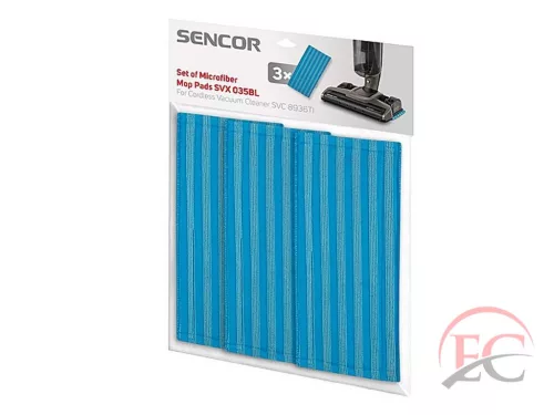 PORSZÍVÓ MOP KÉSZLET SENCOR SVX 035BL / SVX 8936TI PORSZÍVÓHOZ (3DB/CSOMAG) GYÁRI MOSHATÓ
