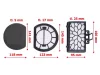 PORSZÍVÓ HEPA FILTER KÉSZLET ELECTROLUX ECC21-2IW / F168 / 9009232126 GYÁRI
