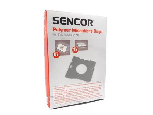 IZ-SVC7S / SVCX0751 SENCOR SVC 7CA GYÁRI MIKROSZÁLAS PORZSÁK (5DB+1FILTER/CSOMAG)