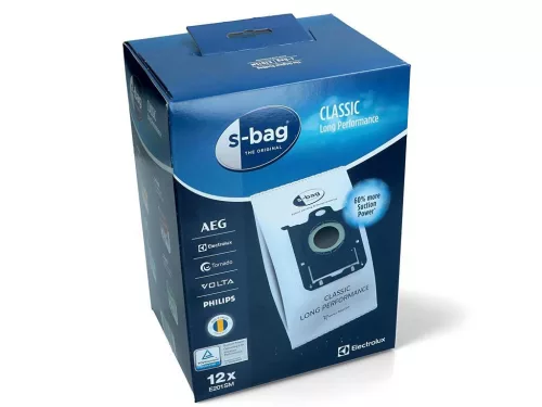IZ-E5/PH5GY12S ELECTROLUX / AEG / PHILIPS S-BAG CLASSIC E201SM GYÁRI MIKROSZÁLAS PORZSÁK (12DB/CSOMAG) / 9001684811