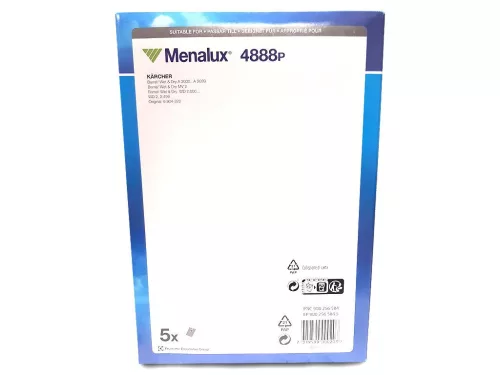 MENALUX 4888P KARCHER A2004 STB. GYÁRI PAPÍR PORZSÁK (5DB/CSOMAG)