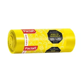   PACLAN SZELEKTÍV MŰANYAG GYŰJTŐ SZEMETESZSÁK 60L (20DB/TEKERCS) 60CMX72CM 11MY