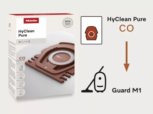 MIELE HYCLEAN PURE CO GUARD M1 GYÁRI MIKROSZÁLAS PORZSÁK 12557080 (4DB+1FILTER/CSOMAG)