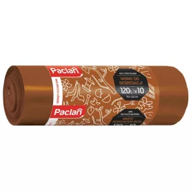   PACLAN SZELEKTÍV BIO HULLADÉK GYŰJTŐ SZEMETESZSÁK 120L (10DB/TEKERCS) 70CMX110CM 17MY
