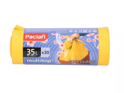 PACLAN ZÁRSZALAGOS ILLATOS SZEMETESZSÁK 35L (20DB/TEKERCS) 50CMX56CM 15MY