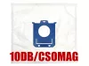 IZ-PH5SP.10 ELECTROLUX / AEG / PHILIPS S-BAG KOMPATIBILIS MIKROSZÁLAS PORZSÁK (10DB/CSOMAG)