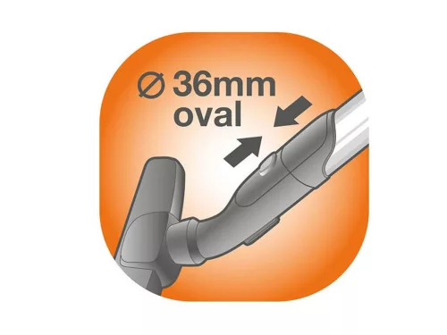 PORSZÍVÓ FORDULÉKONY SZÍVÓFEJ AEG / ELECTROLUX PERFECT CARE FLEXPRO™ ZE112 Ø36MM OVÁLIS CSATLAKOZÓVAL 9001677864 GYÁRI