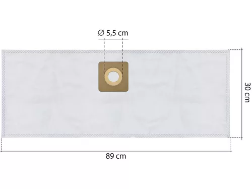 IZ-BH8S INVEST IPARI BOSCH UNIVERSALVAC 15 / ADVANCEDVAC 20 KOMPATIBILIS MIKROSZÁLAS PORZSÁK (5DB/CSOMAG) 4 RÉTEGŰ