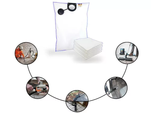 IZ-MO25S-PREMIUM IPARI METABO AS 20 L PC / ASA 25 L PC / ASA 30 L PC KOMPATIBILIS MIKROSZÁLAS PORZSÁK (5db/csomag) 5 RÉTEGŰ