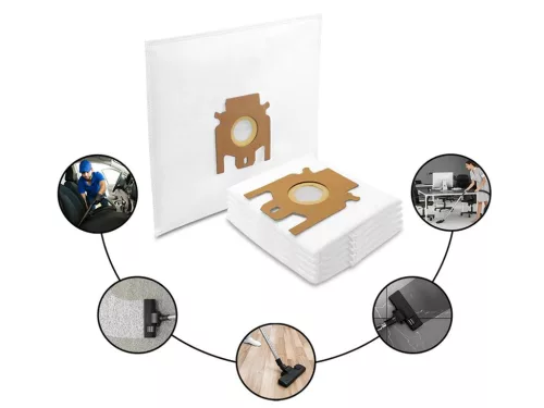IZ-M5/M6-SGS.10.1F MIELE F/J/M KOMPATIBILIS MIKROSZÁLAS PORZSÁK (10DB+1FILTER/CSOMAG) 3 RÉTEGŰ