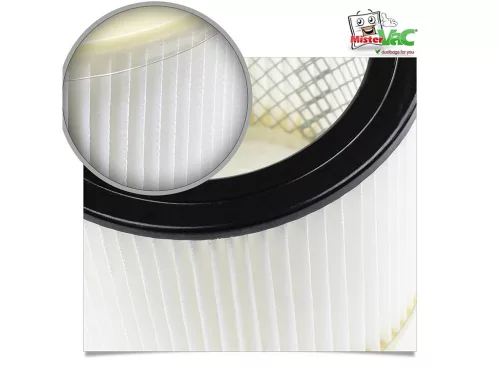 PORSZÍVÓ KOMPATIBILIS HEPA FILTER / MOTORVÉDŐ SZŰRŐ HENGERES ZÁRT KRAFT & MAUK K-402D MOSHATÓ