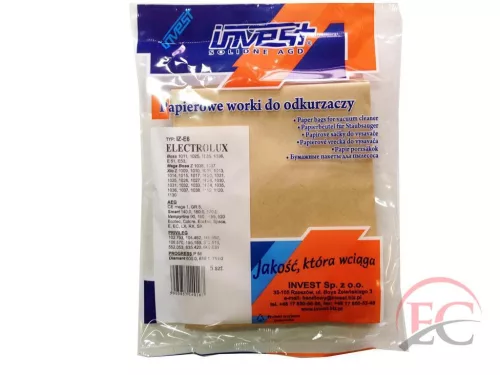 IZ-E6 INVEST ELECTROLUX XIO STB. KOMPATIBILIS PAPÍR PORZSÁK (5DB/CSOMAG)