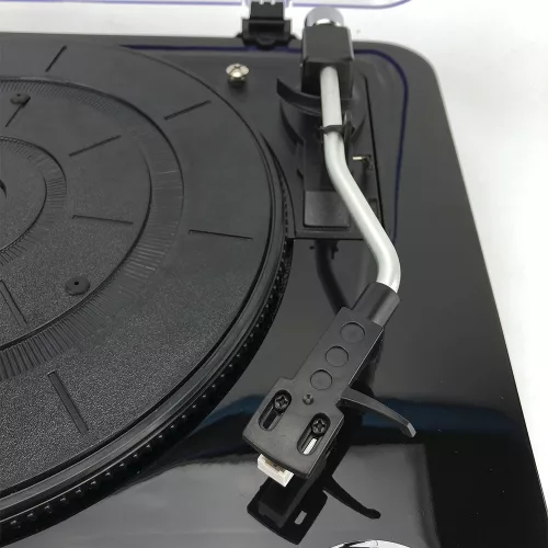 Aiwa GBTUR-120BKMKIII Analóg lemezjátszó Bluetooth funkcióval, magasfényű fekete színben