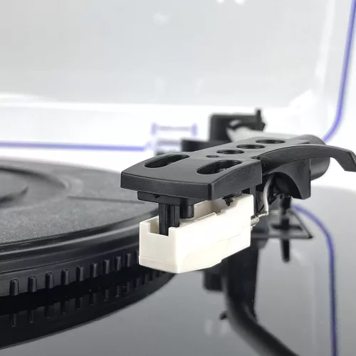 Aiwa GBTUR-120BKMKIII Analóg lemezjátszó Bluetooth funkcióval, magasfényű fekete színben