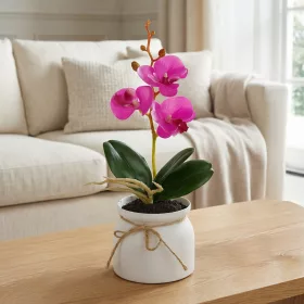  Műnövény dekoráció - orchidea - 3 féle - 32,5 cm, 11915
