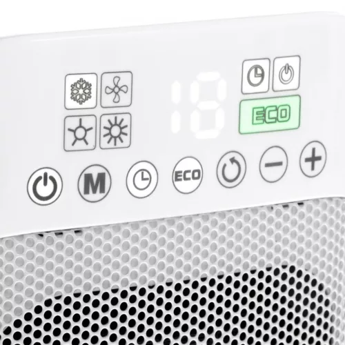 GL7729 Kerámia hősugárzó LCD kijelzővel, távvezérlővel 1500W