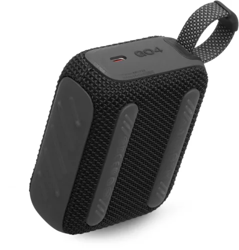 JBL Go 4 hordozható Bluetooth hangszóró, fekete