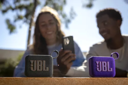 JBL Go 4 hordozható Bluetooth hangszóró, fekete