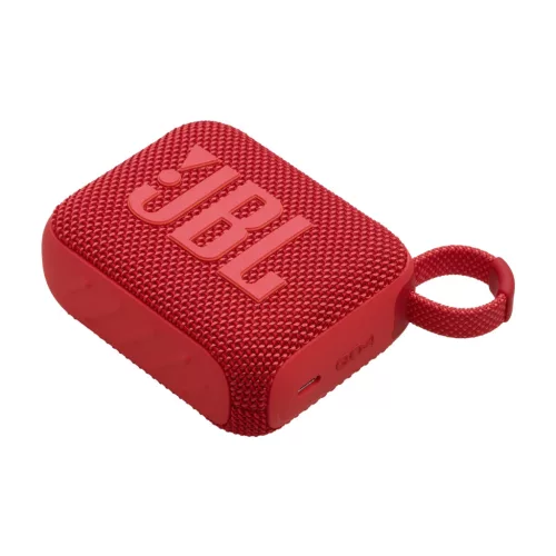JBL GO 4 hordozható bluetooth hangszóró, piros