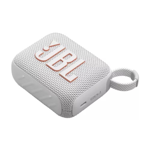 JBL GO 4WH hordozható bluetooth hangszóró, fehér