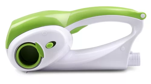 Girmi GT02 Elektromos reszelő, zöld/fehér színben, 12 W, újratölthető, 2 féle reszelő görgővel