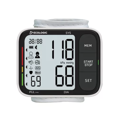 Ecologic GYEL07 Csuklós vérnyomásmérő